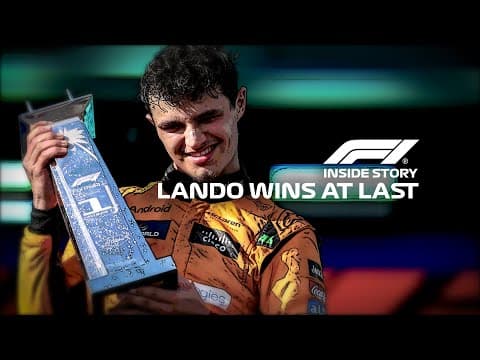 2024: The Underdog's Day: Lando Norris' First Victory video thumbnail