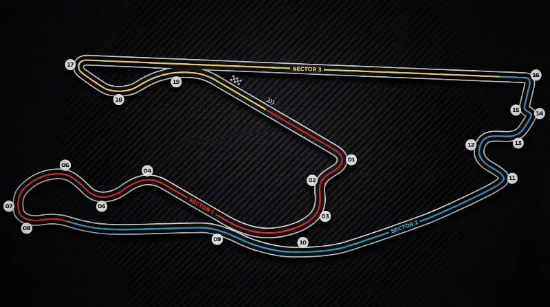 Miami International Autodrome circuit in USA